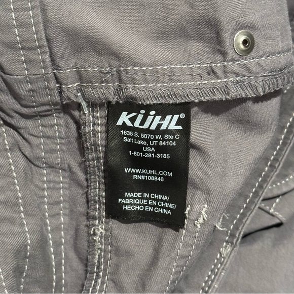 Kuhl Women’s Size 10 Gray Legendary Roll Up Pants Outdoor Pockets Performance - Picture 5 of 7